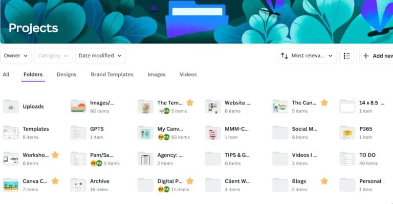 Canva Organization Hack #1: Delete Your Uploads