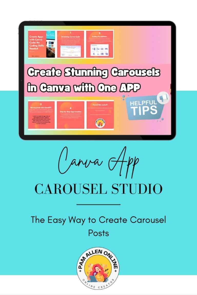 Canva Carousel Studio App:The Easy Way to Create Carousel Posts
